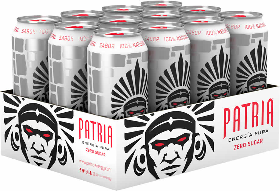 Patria-SugarFree-Can-12pk-Tray Patria Sugar Free - 12 pack